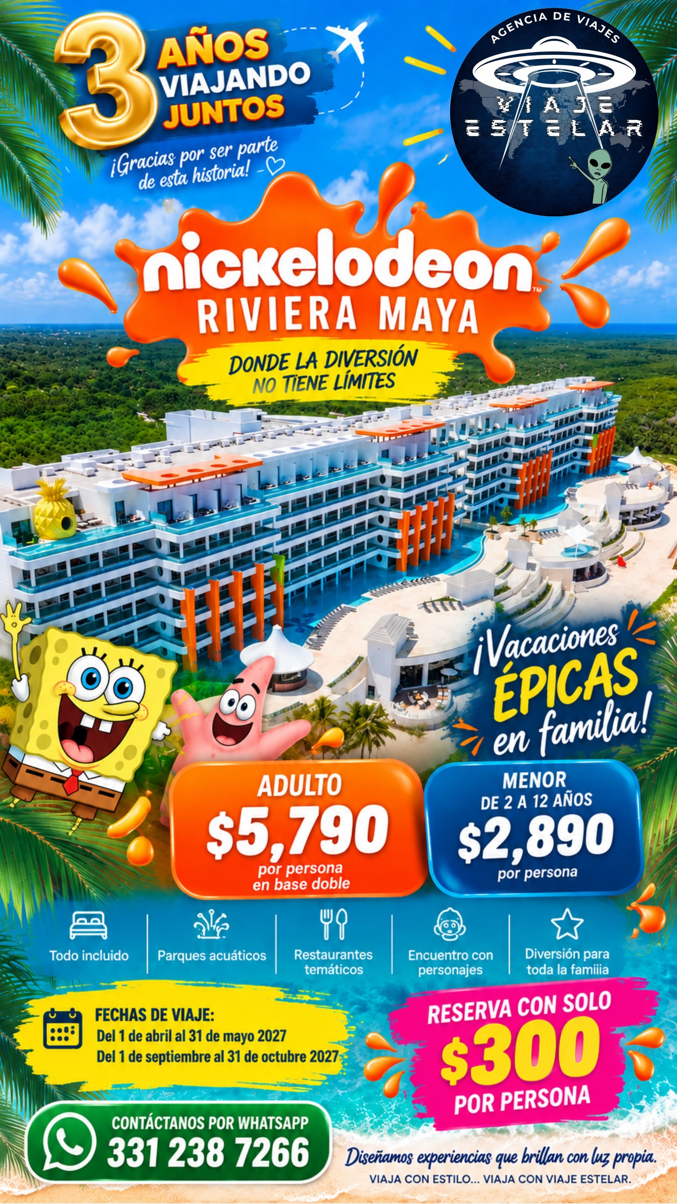 🎉🔥 ¡𝗡𝗨𝗘𝗦𝗧𝗥𝗢 𝟯𝗘𝗥 𝗔𝗡𝗜𝗩𝗘𝗥𝗦𝗔𝗥𝗜𝗢 𝗦𝗘 𝗙𝗘𝗦𝗧𝗘𝗝𝗔 𝗘𝗡 𝗟𝗔 𝗥𝗜𝗩𝗜𝗘𝗥𝗔 𝗠𝗔𝗬𝗔! 🔥🎉